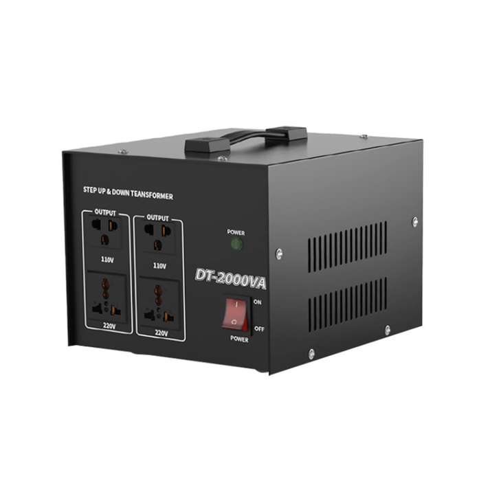 2000VA 1700W Step Up & Step Down Transformer - 220V to 110V