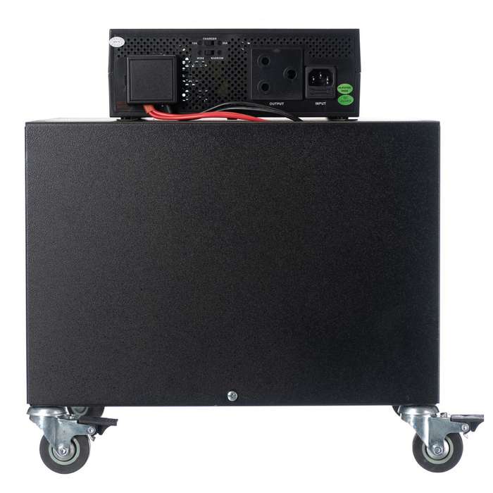 Geewiz 2000VA PURE SINE Inverter Trolley + 2x 100AH LITHIUM Batteries (12 HOUR BATTERY LIFE) KIT ...