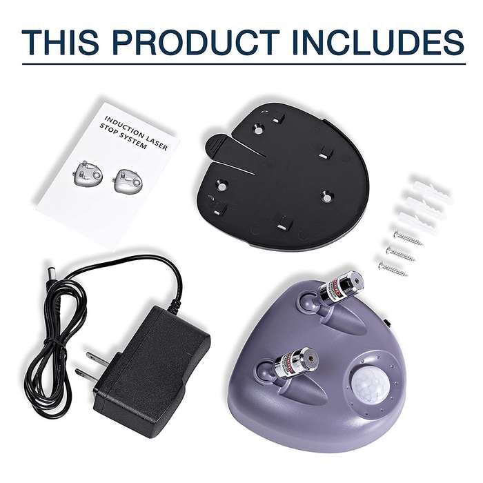 Motion-Activated Dual-Laser 360° Garage Parking Assistant  Precision Guidance- No Bumps