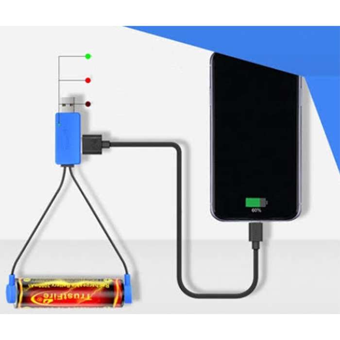 Universal Magnetic USB Charger Lithium or NiMH
