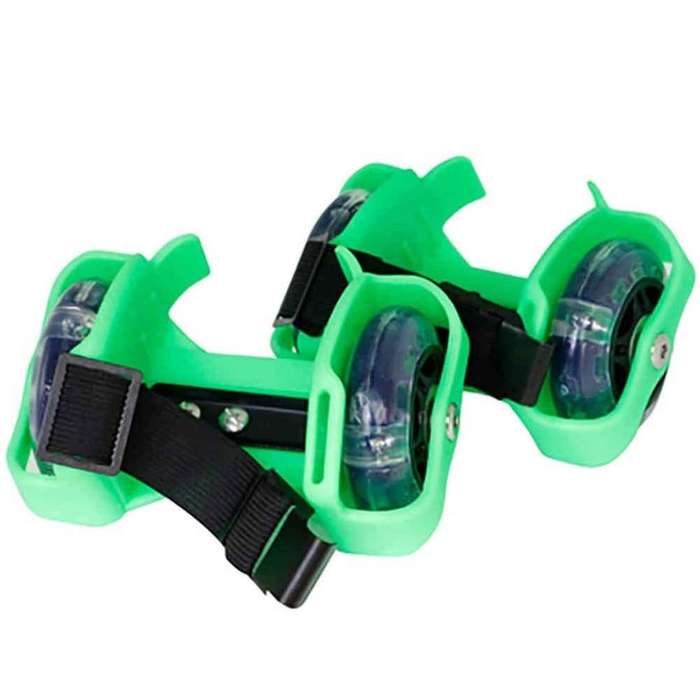 Clip-On Heel Roller Skates Black