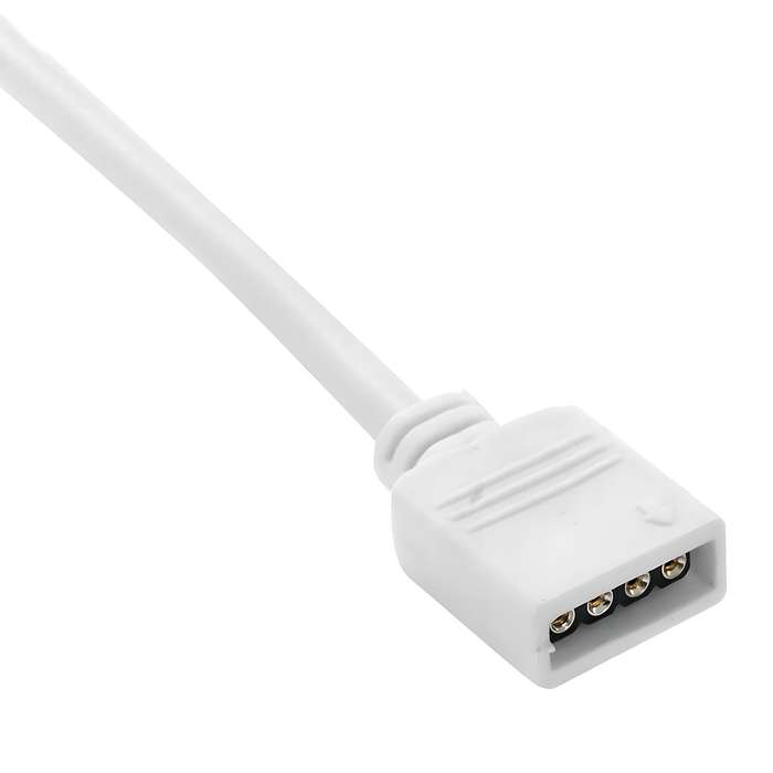 RGB LED 1 to 3 Splitter Cable - 4-Pin White