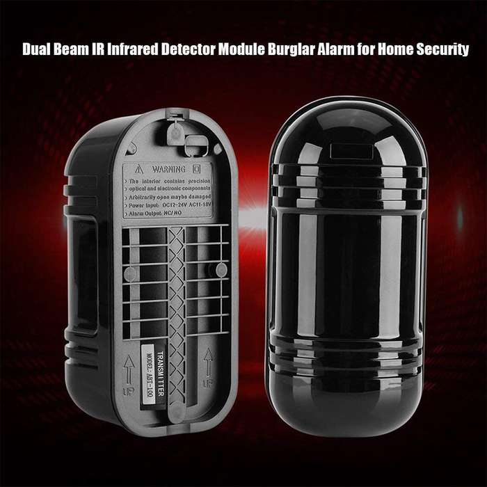 100m Sensor Alarm Dual Beam - Infrared Detector