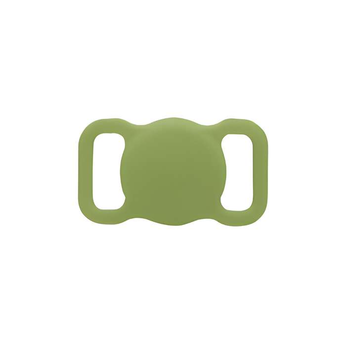 Secure and Stylish AirTag Holder for Dog Collars Olive