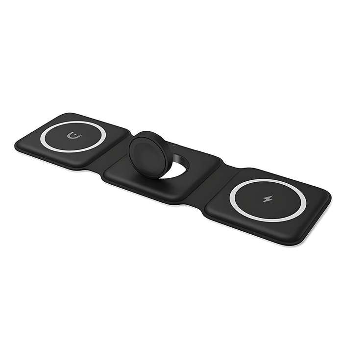 3 in 1 Magnetic Wireless Charger - for Apple iPhone / Apple Watch / AirPods White