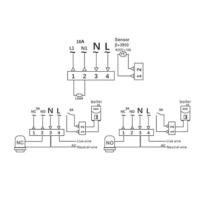 Tuya Smart Wi-Fi Thermostat Temperature Controller