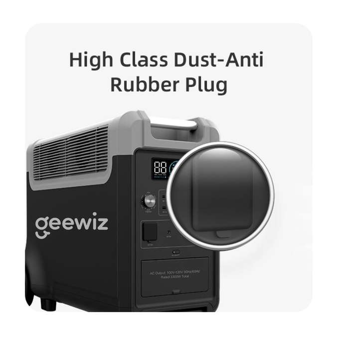 Geewiz 3600w Portable Power Station ADDITIONAL BATTERY - 3840Wh LIFEPO4 / 3HR Quick Charge(6 hour...