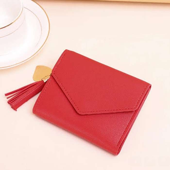 Women's Mini Tassel Wallet/Card Holder Lilac