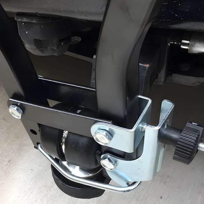 Foldable Towbar Bike Rack - Fits Up to 3 Bikes / Black