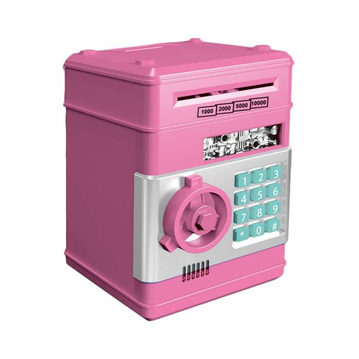 Kids Electronic Piggy Bank - for Fun & Financial Learning (Multiple Colors) Blue