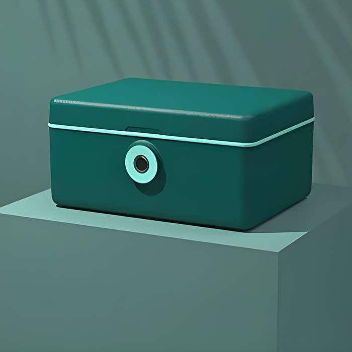 Biometric Fingerprint Safe Box - provides secure storage for your accessories and valuables (Mult...