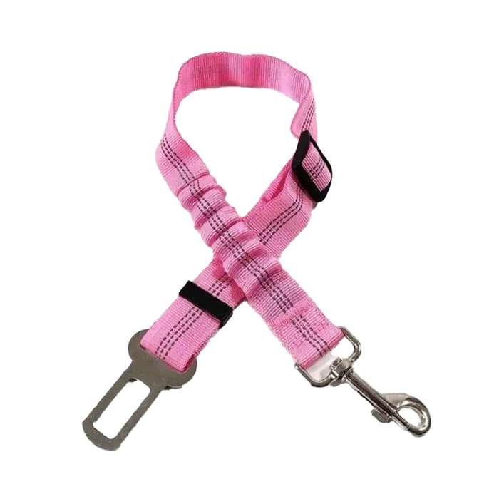 Adjustable Dog Car Harness (Seat Belt) - Features an adjustable strap for a comfortable and secur...