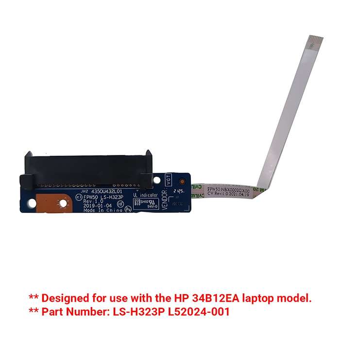 HP 34B12EA Laptop Hard Drive Connector - an Essential Component for Internal SATA HDD