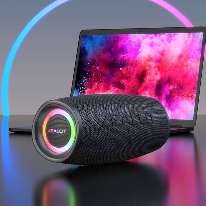 ZEALOT Portable Bluetooth Speaker (S56) - Black