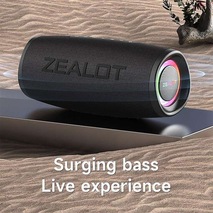 ZEALOT Portable Bluetooth Speaker (S56) - Black