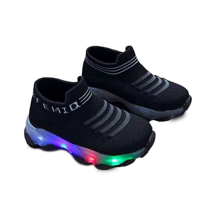Light-Up Shoes for Babies (Fun & Functional) - Happy Steps and Bright Lights (Multiple Colors) Pi...