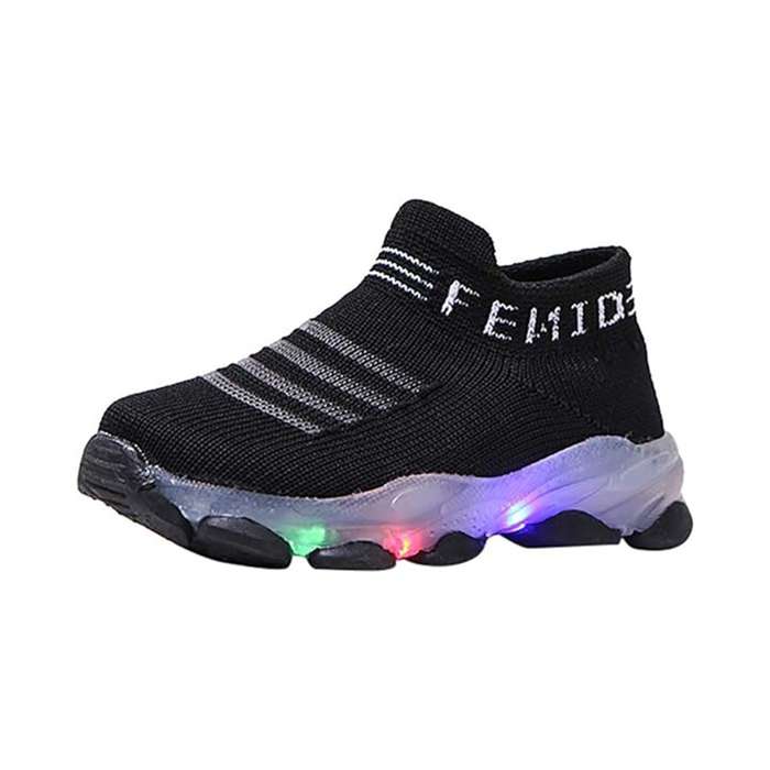 Light-Up Shoes for Babies (Fun & Functional) - Happy Steps and Bright Lights (Multiple Colors) Pi...