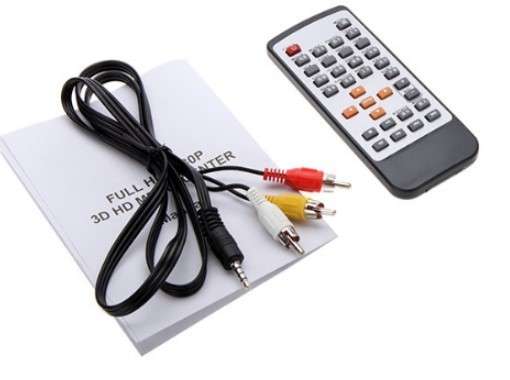 TV Box Media Player - USB SD - FULL HD with remote Play files directly from USB/SD Card on your TV