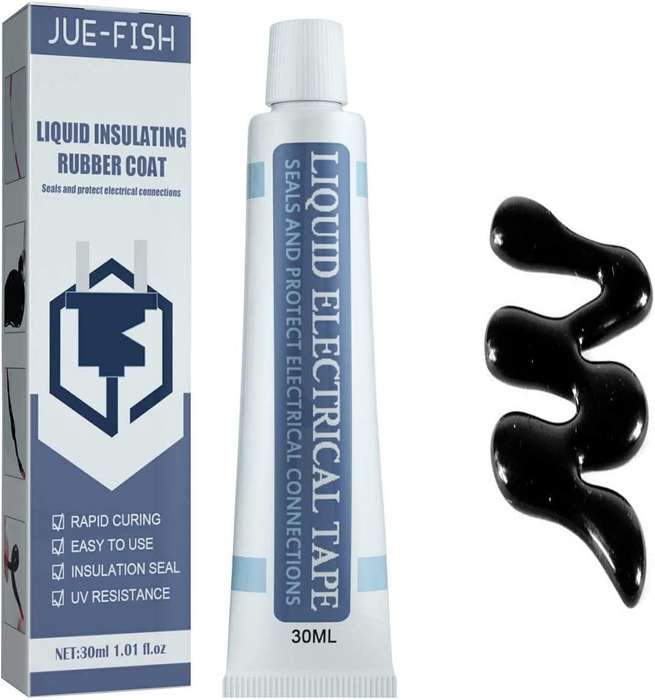 Liquid Insulation Tape - Waterproof Electrical Protection & Sealing Solution - 30ml White