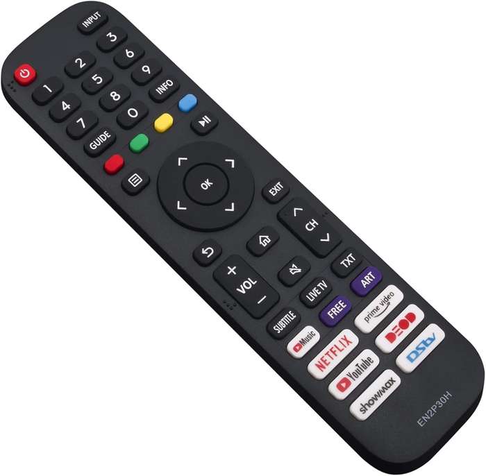 Replacement Remote Control for Hisense EN2P30H QLED TV | Compatible and Durable