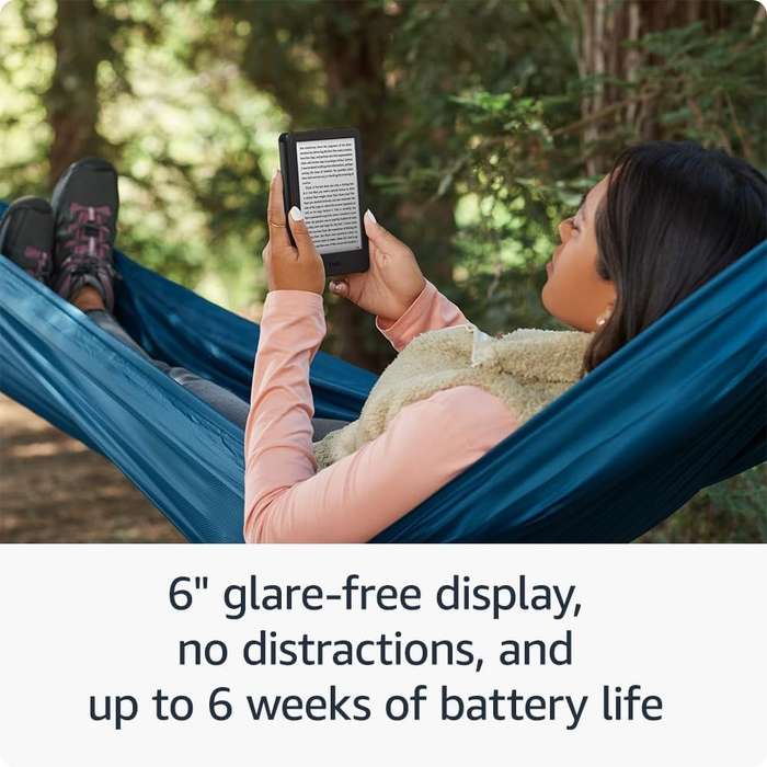New Amazon Kindle (16 GB)  Lightest- Compact- and Glare-Free E-Reader with 6-Week Battery Life...