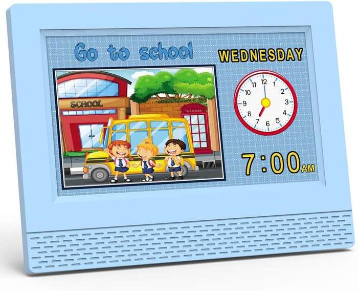 Kids Digital Alarm Clock - Available in Various Colours Light Green
