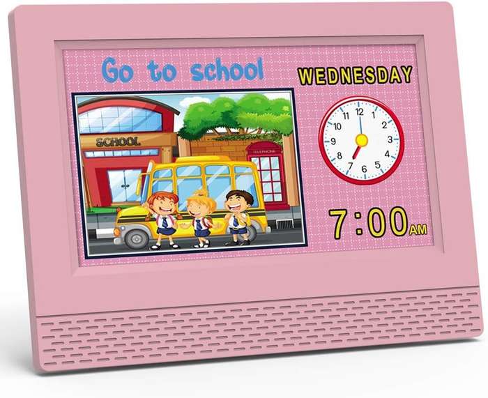 Kids Digital Alarm Clock - Available in Various Colours Light Green