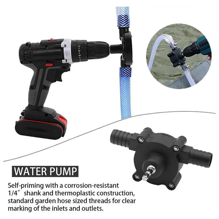 Electric Drill Pump / Portable Household Water Pump