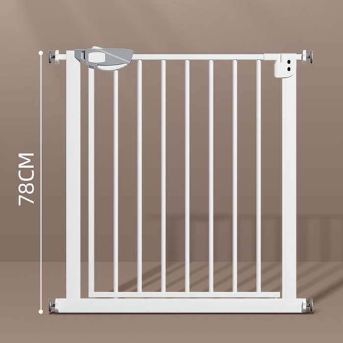 Adjustable Metal Baby and Pet Gate with Pressure Mount 69cm to 72cm