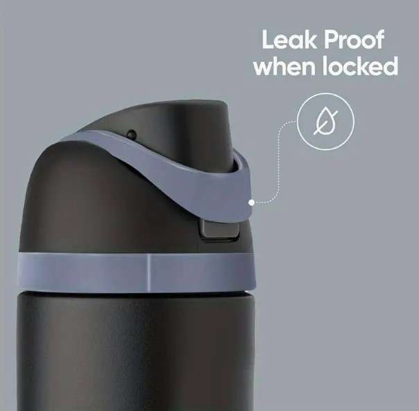 Insulated Water Bottle - 700ml/24oz Blue