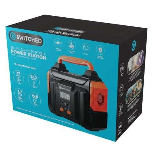 Switched 300W Portable Power Station (222WH)