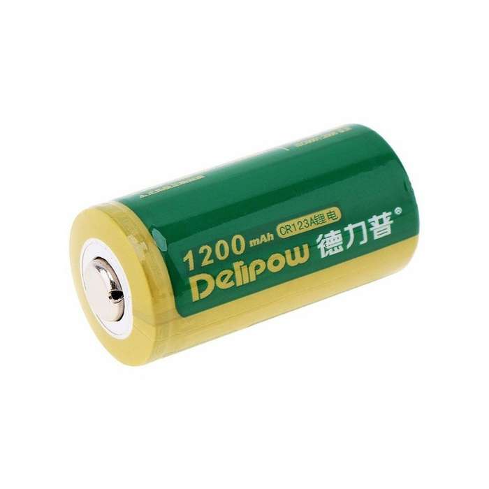 Delipow NX CR123A Battery - 3.0V / 1200mAh