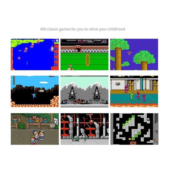 x400 Games Handheld Game Console - Available in Various Colours White