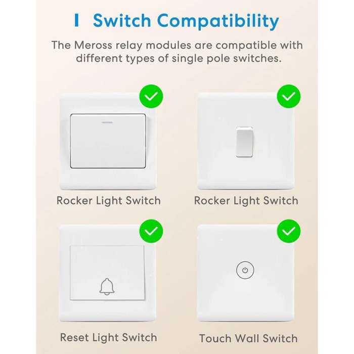 Meross Matter Smart in-Wall Switch - MSS815MA