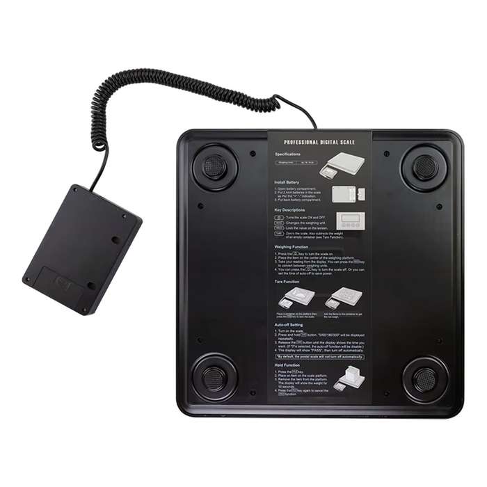 Countertop Digital Shipping Scale with Hold/Tare - Auto-Off Functions - 3 Units of Measure