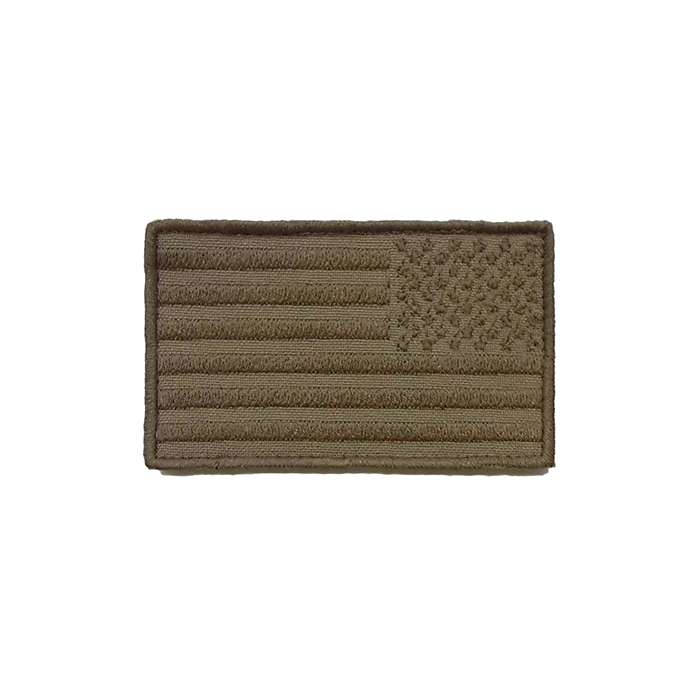 DZI US Flag Velcro Patch - Tan - Drop Zone Industries (DZI)