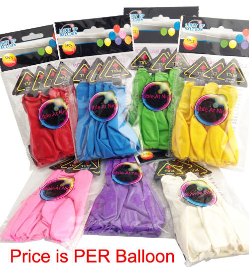 lumi LED Balloons (white) by lumi LED Lights