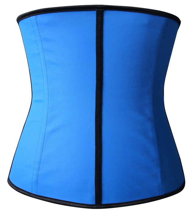 Latex Underbust Corset, Elastic Body Shaper Bustier, High Quality Blue Steel Bone Underbust Corset, Plus Size Corset, #N10242