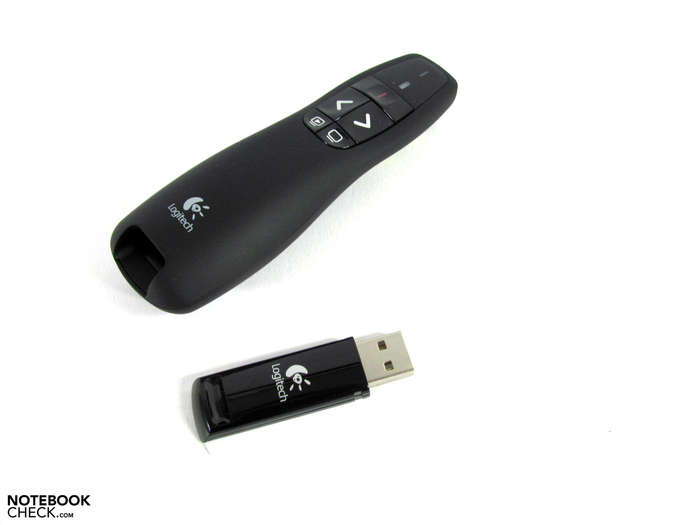 logitech presenter r400 open plasic packaging
