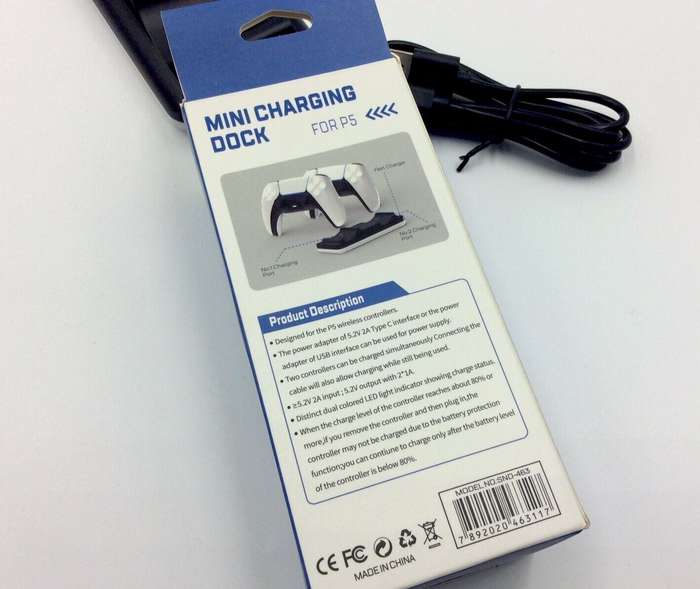 MIMD MINI DUAL CHARGING DOCK FOR PS5