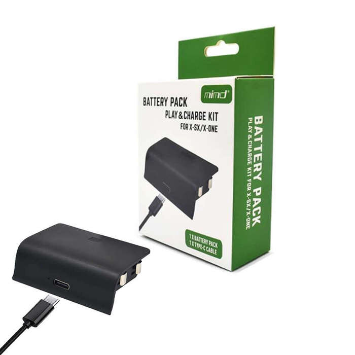 Mimd Battery Pack Play and Charge Kit for Xbox series S/X