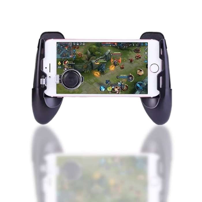 Replacement PUBG Universal Mobile Hand Grip Controller for 4.5 to 6.5 inch Mobile, Mini Joystick ...