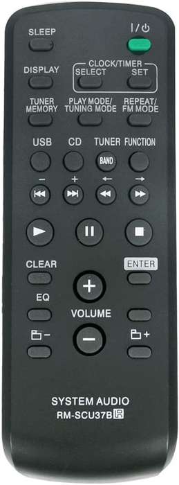 Replacement Remote Control RM-SCU37B For SONY Home Mini HI-FI Audio System MHC-EX700 MHC-EX900 CM...