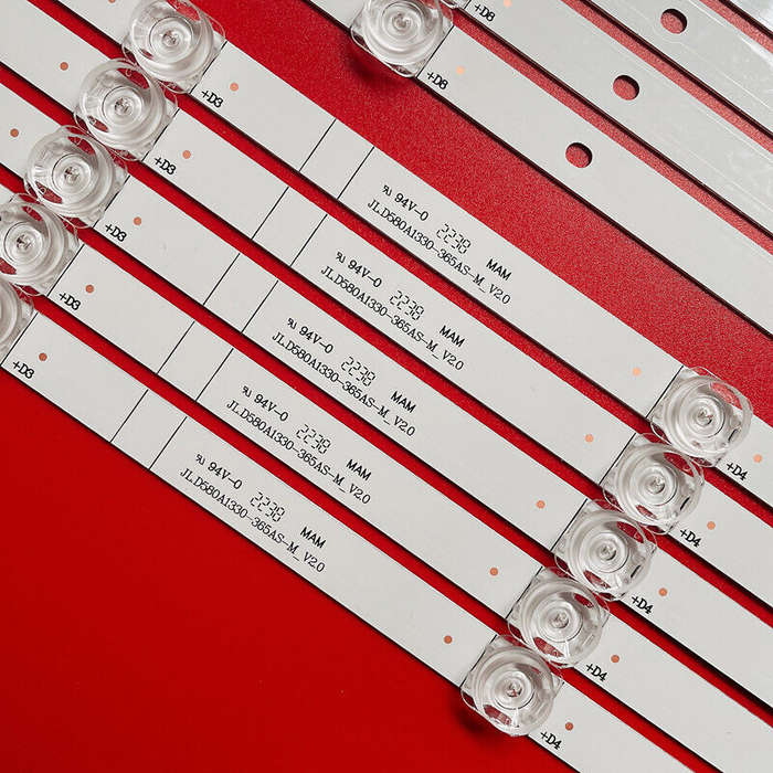 Hisense 58inch LED TV Backlight Strips (5pcs) Hisense JL.D580A1330-365AS-M For H58AE6100 H58A6100...