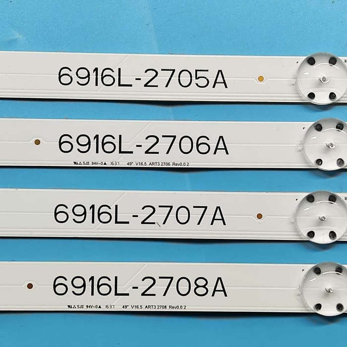 Replacement LED Backlight Strips Compatible with LG 49" 49UH610V 49UH620V 49UH603V 49UH610A LC490...