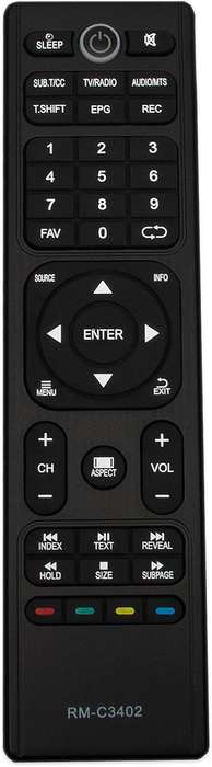 JVC RM-C3402 Remote Control compatible with JVC TV