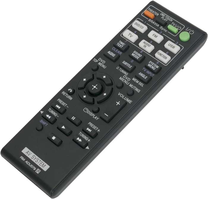 Replacement Remote Control RM-ADU079 For SONY DVD Home Theatre System DAV-DZ330 DAV-DZ340 DAV-DZ710