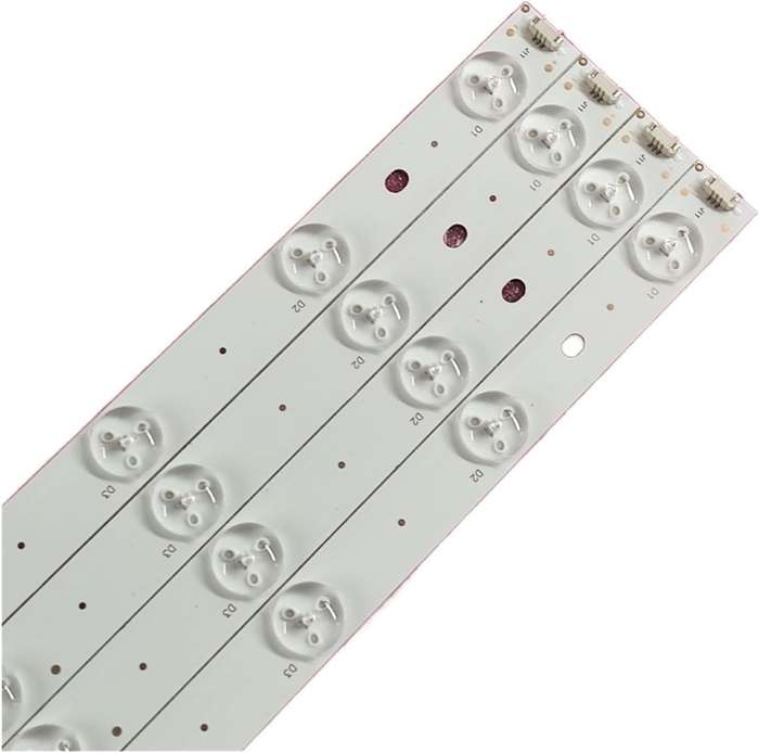 TOSHIBA 42inch LED TV Backlight Strips (4pcs) LED42D15-01(C) 3034201520V For TOSHIBA 42F1633 42F1...