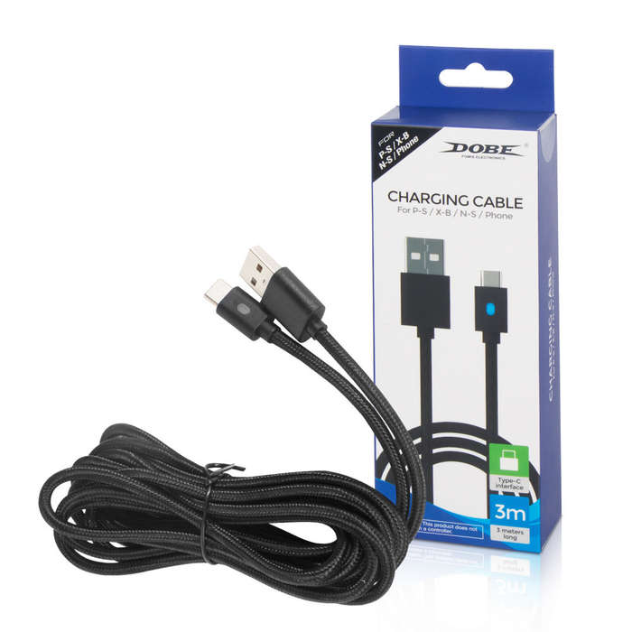 Type C Data Cable For PS5, Xbox series X Xbox series S (3M)