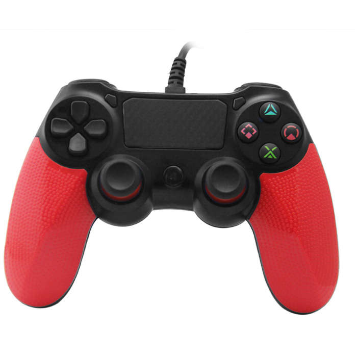 Wired Game Controller - Black And Red For PlayStation 4 PS4